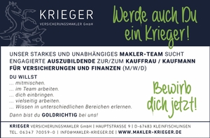  Krieger Versicherungsmakler GmbH - Azubi